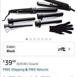 MarQuee Beauty Flat Iron and Curling Iron Set